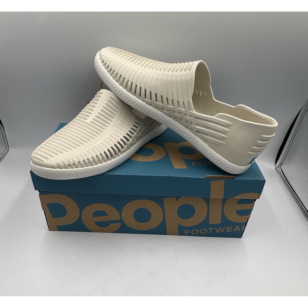 People Footwear THE RIO Skylite EVA Foam White Slip-On Casual Shoes Mens US 6